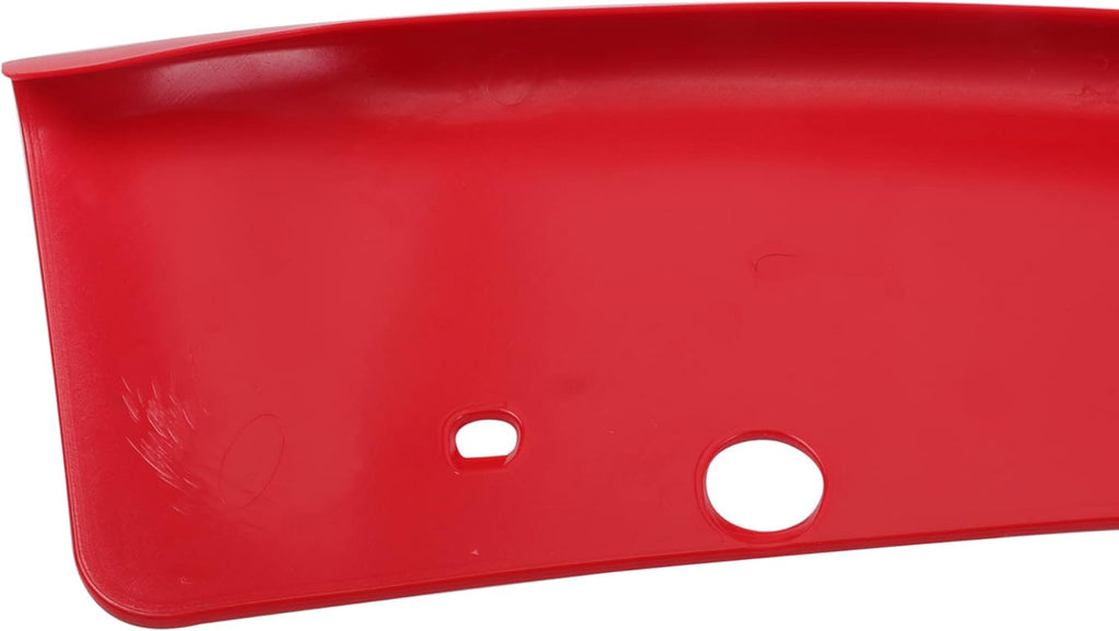 Red Front Bumper Lip Splitter Protector Pack of 2 W698