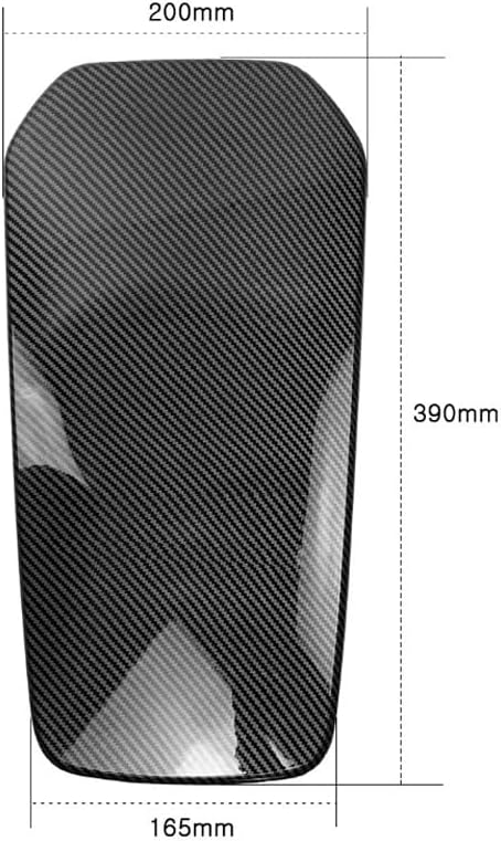 Carbon Fiber Armrest Panel Cover Trim Pack of 2 C7557