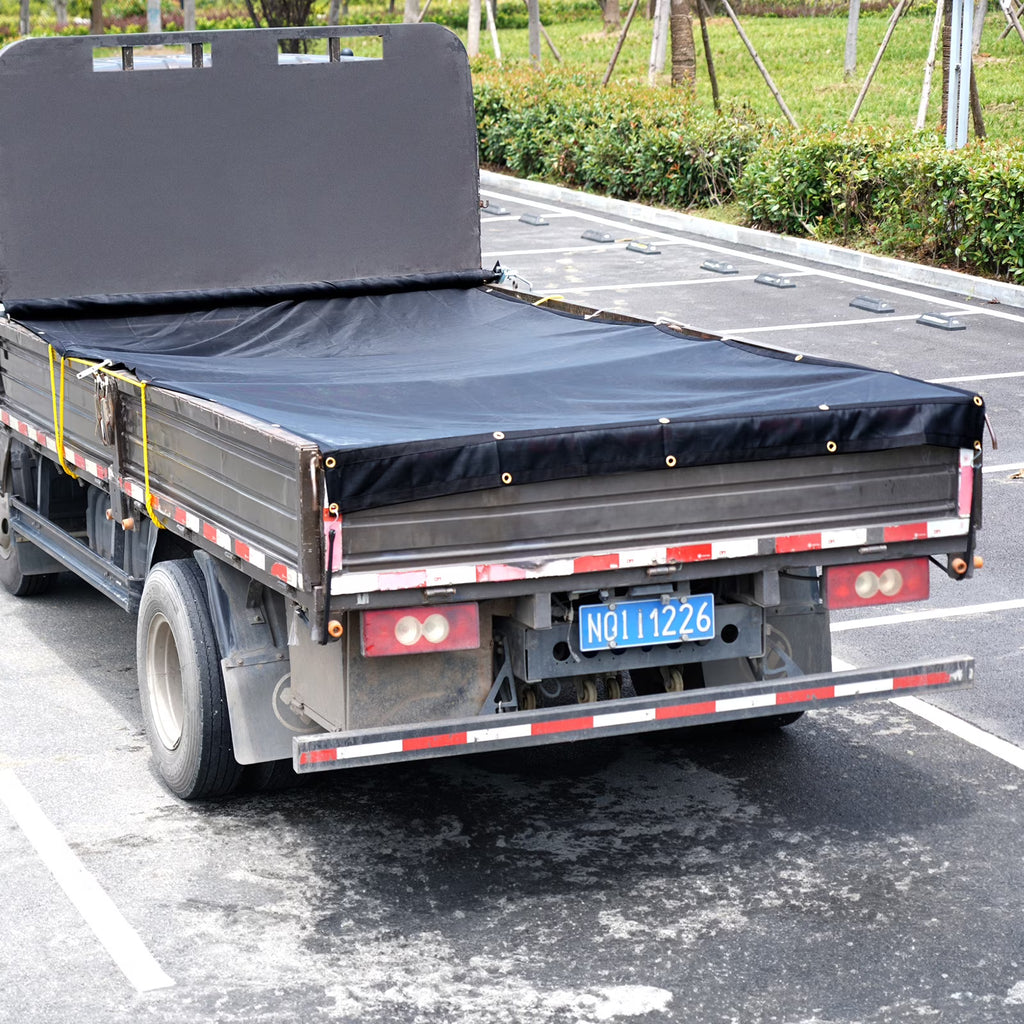 8 x 18 ft PVC 18oz Dump Truck Tarp Mesh Tarp S269