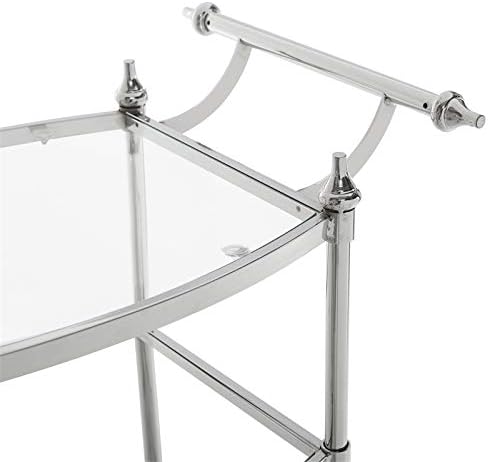 Chrome Metal Bar Cart Q304709