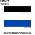 Blue 7/8 in x 150 ft Striping Tape E736