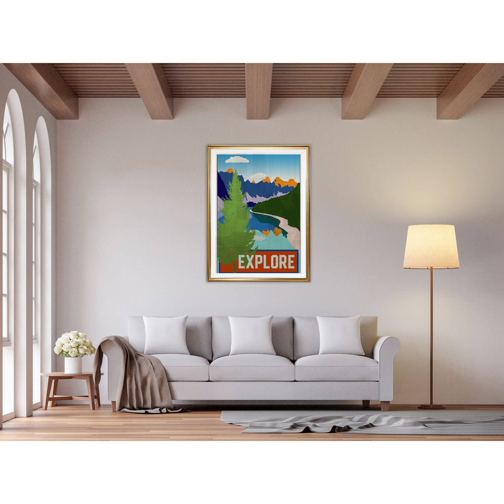 Framed Giclee Print V6463