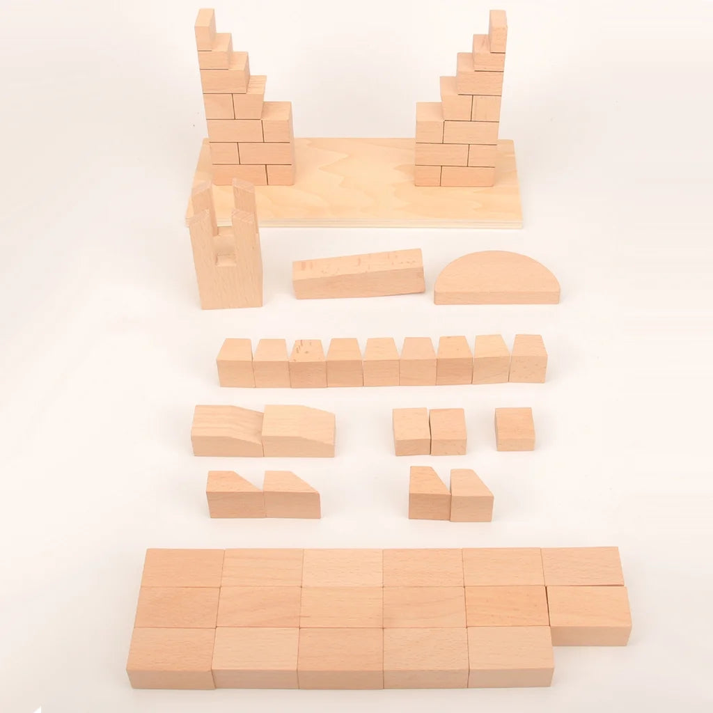 Roman Arch Bridge Stacking Building Block Wooden Stacking Block Game C206776