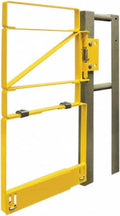 Carbon Steel Yellow Powder Coat Clamp-On Self-Closing Safety Gate P423