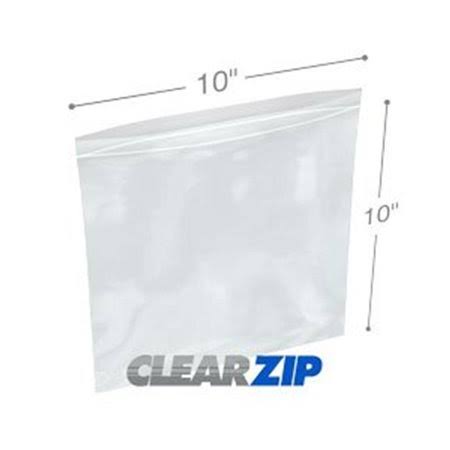 Clear Zip Lock Bags 10 x 10 in. Case of 500 H6653