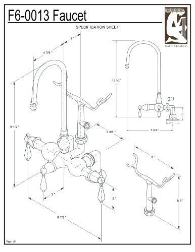 Center Deck Mount Tub Faucet with Gooseneck Spout and Handheld Shower X94154