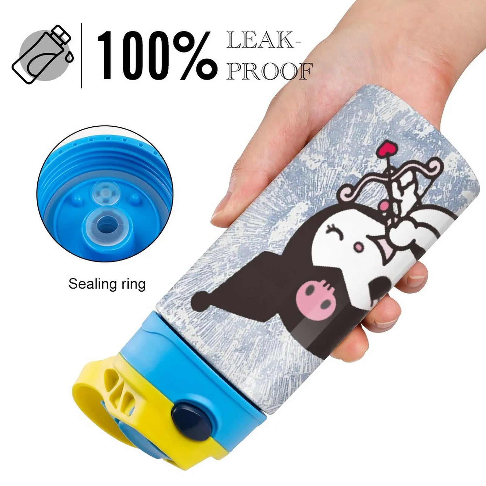 Stainless Steel Vacuum Insulated Water Bottle With Straw T239220