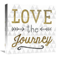 Gold Stretched Canvas Artwork - 18 x 18 V829