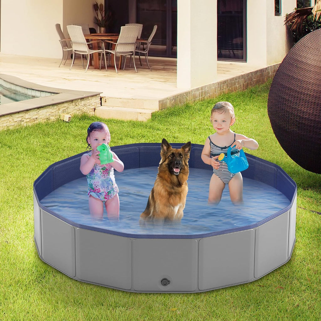 Portable Dog Pool, Foldable Pet Swimming Pool, 71 x 12 Inches Pack of 2 M621