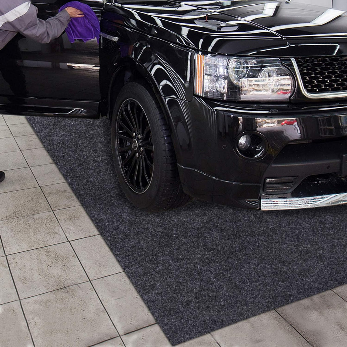 Parking Garage Floor Mats 7.56Feet x 18.1Feet E445935