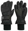 100 Gram Thinsulate Waterproof Ski Snow Winter Gloves - Black J101638