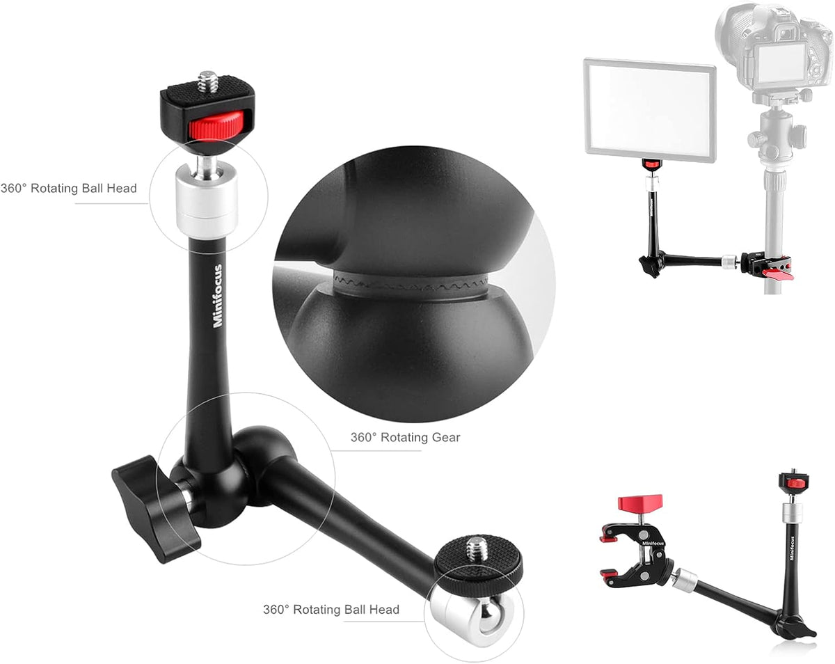 Articulating Friction Magic Arm Super Clamp Mount Kit X339