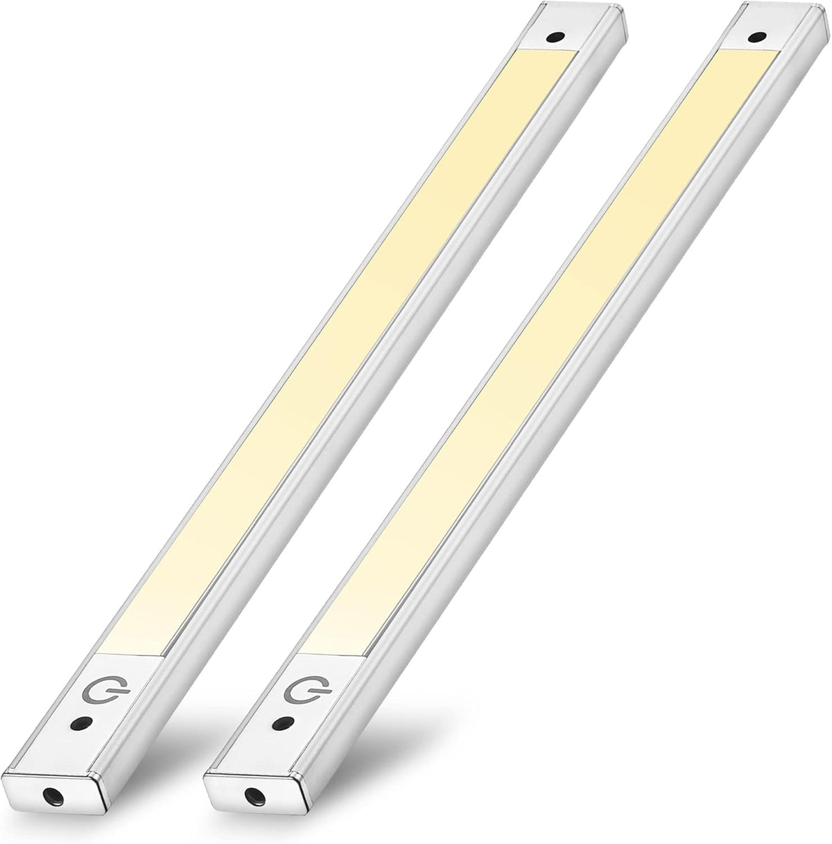 2-Pack 48” Under Cabinet LED Lighting 4000K with 12V Adapter and Sensor Switch B579