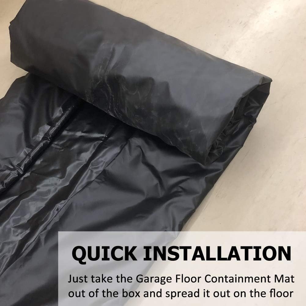Oil Mat for Garage Floor, Car Parking Mat, Black S7696