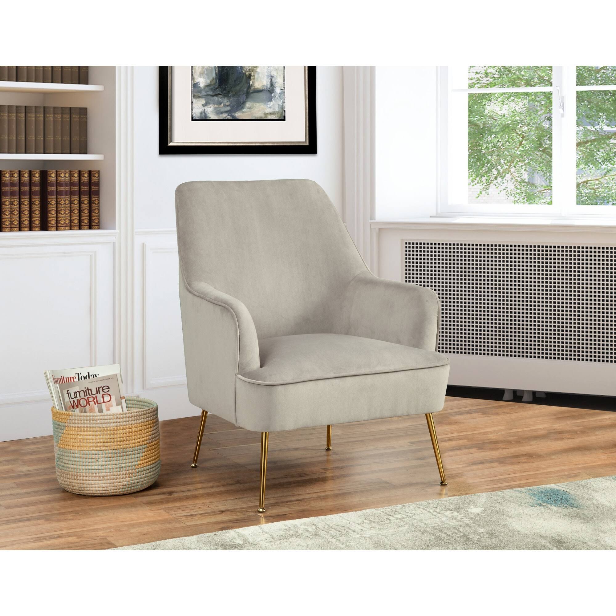 Pink Gold Leisure Chair X581113