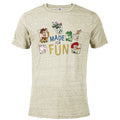 Short Sleeve Blended T-Shirt Q7590