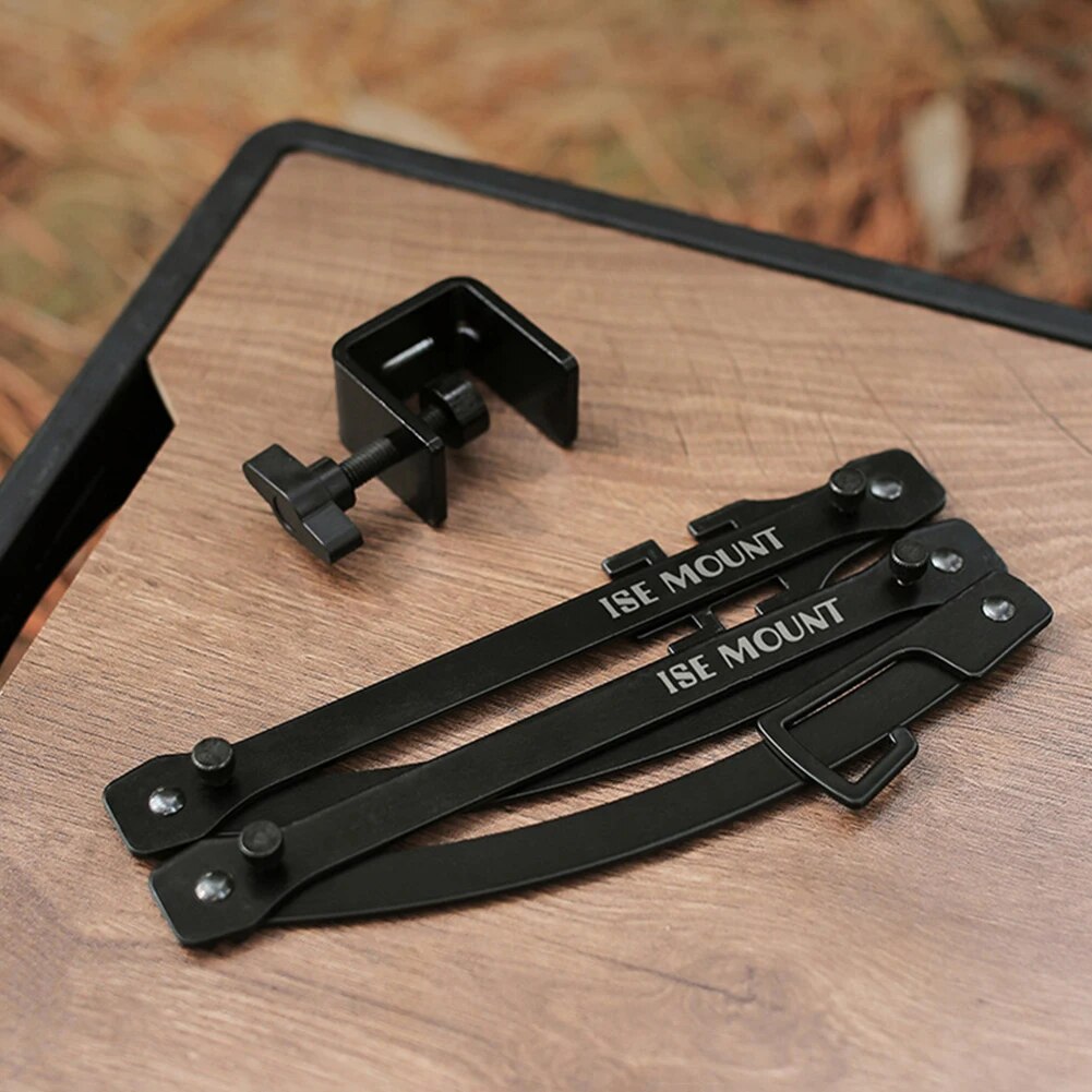 Black Ultralight Camping Lantern Stand R32149