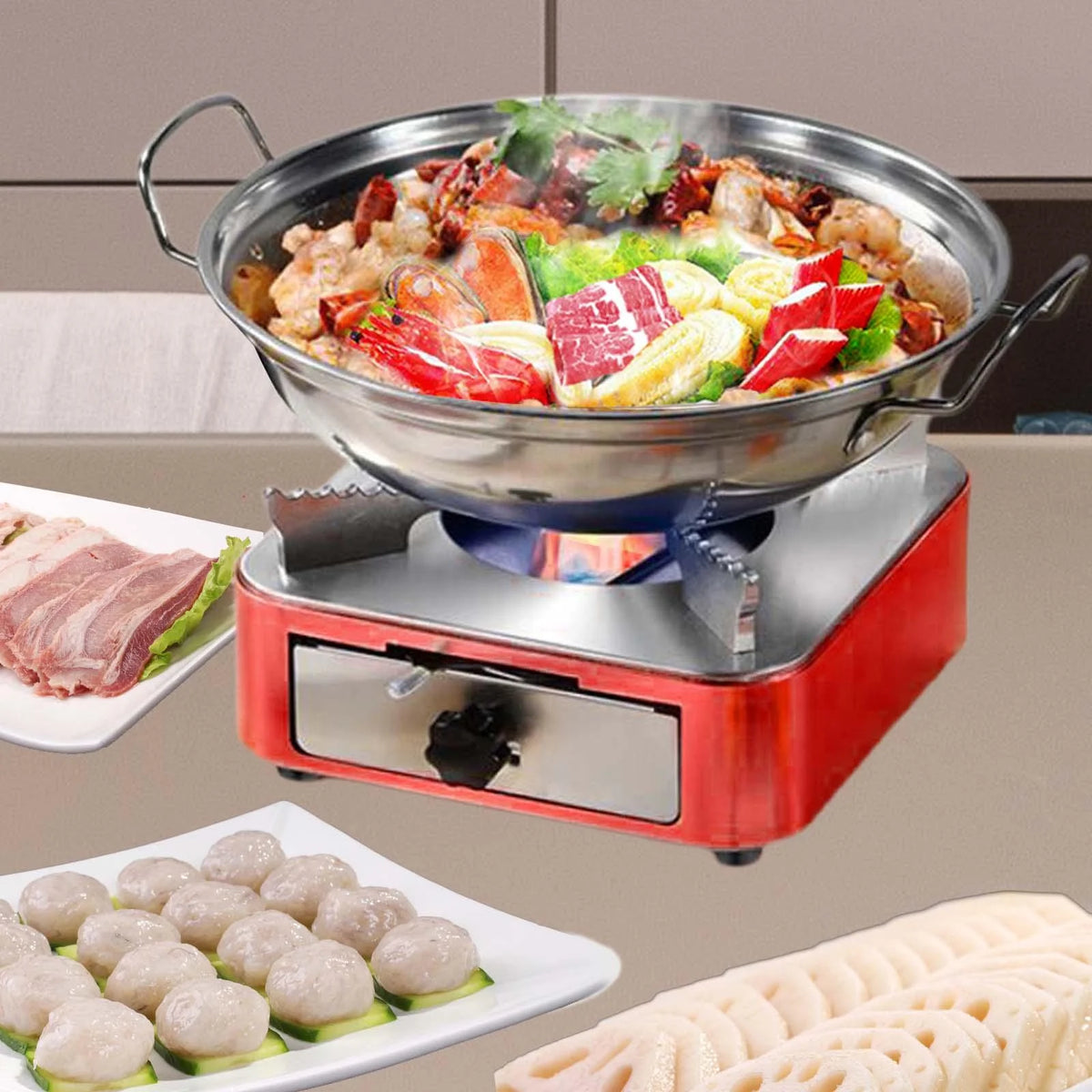 Compact Windproof Furnace Lightweight M56497
