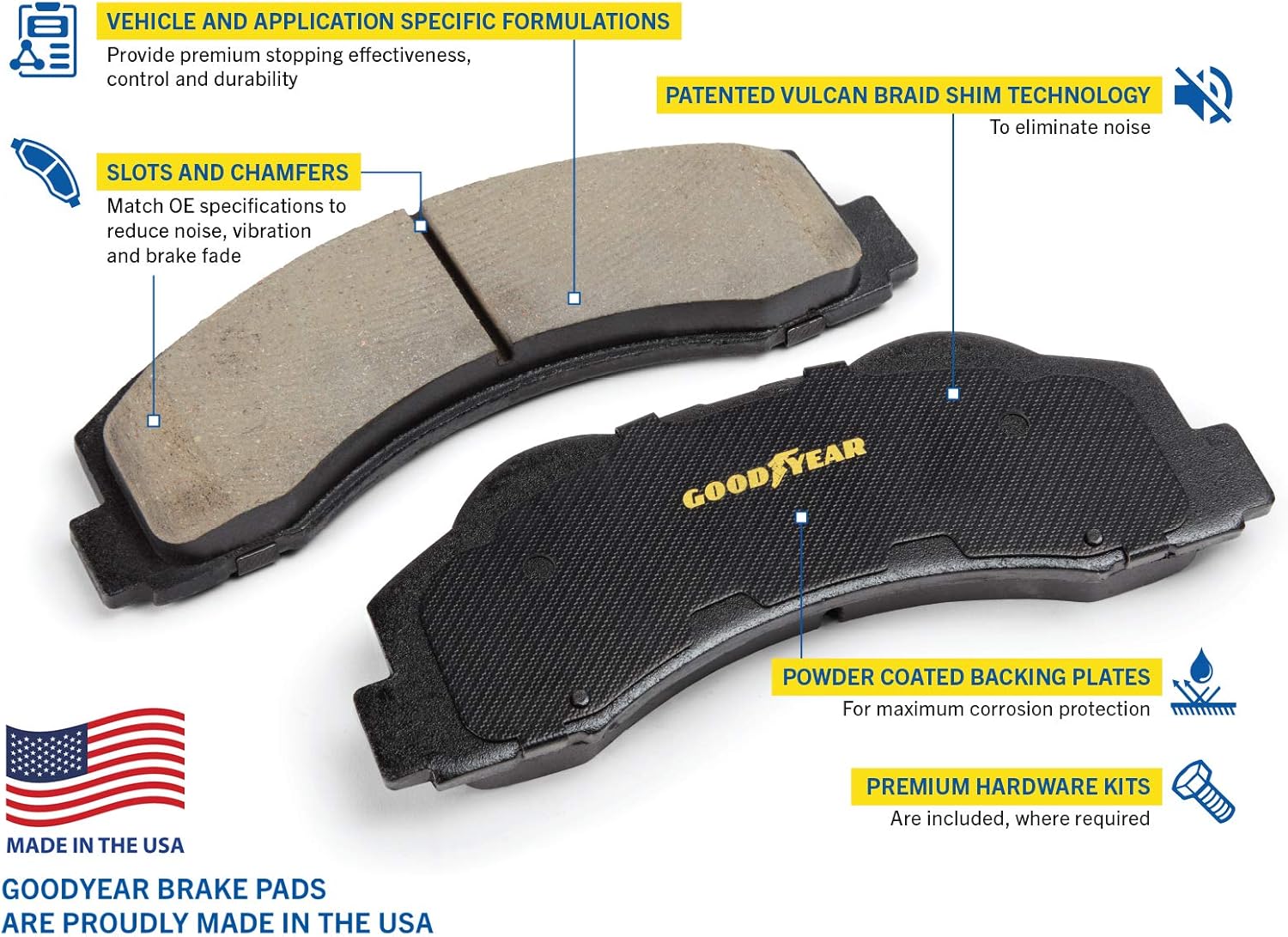 Rear Brake Pads Pack of 2 R379910