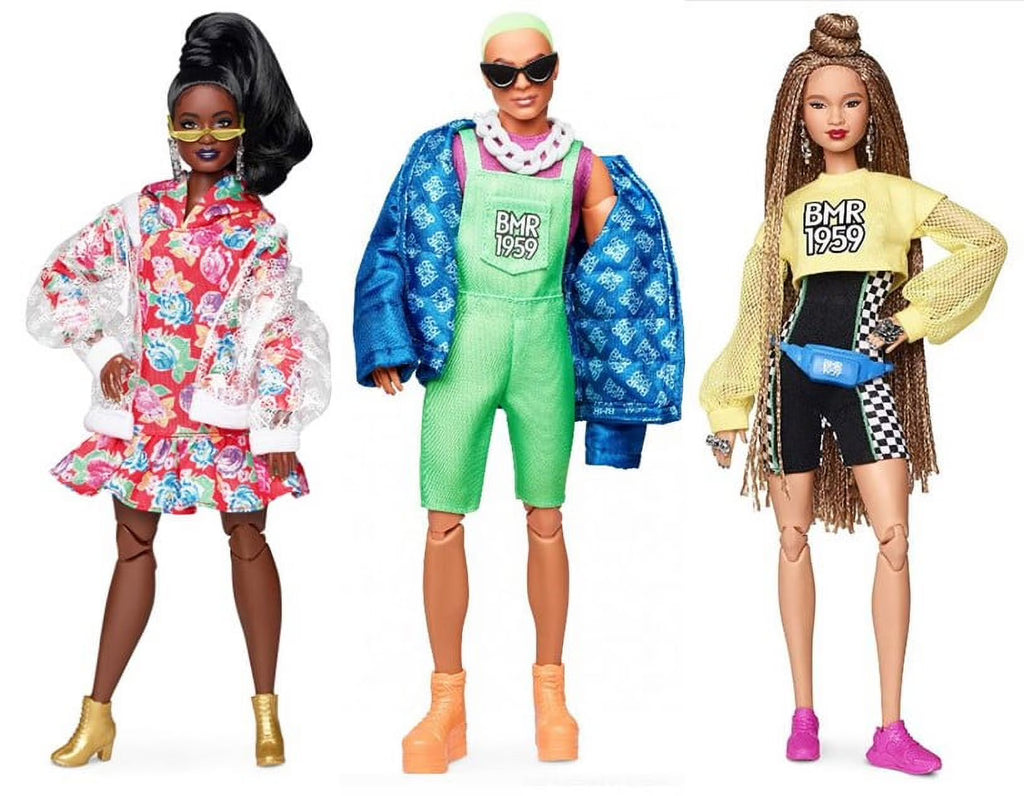 SET of 3 Poseable Retro Dolls E602