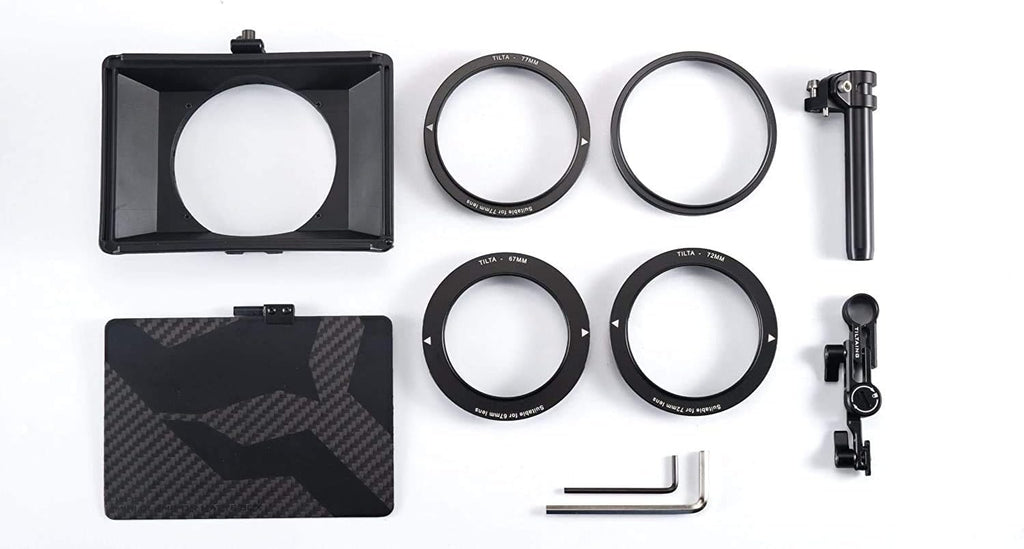 Mini Matte Box MB-T15 with Four Lens Adapter Rings F182