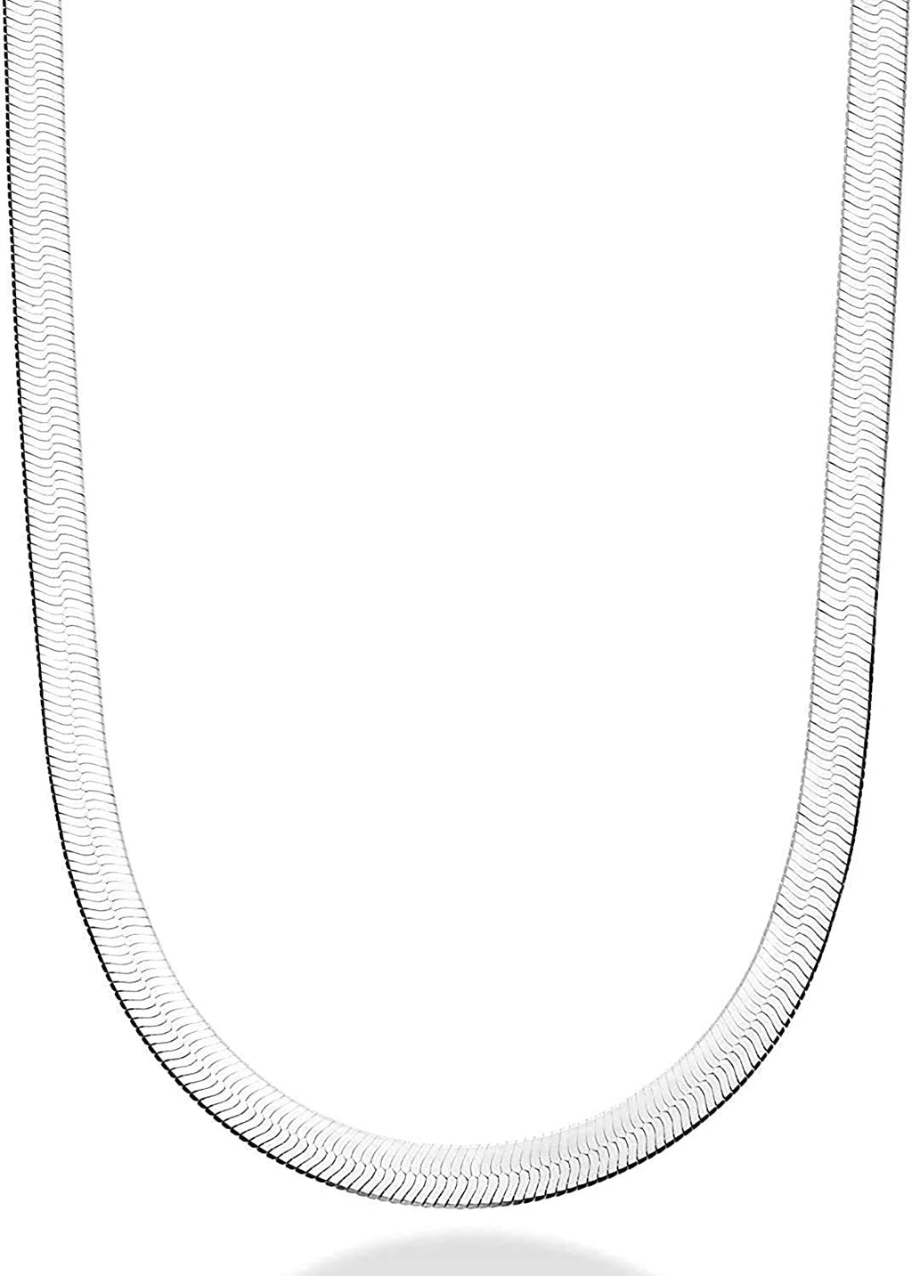 925 Sterling Silver Herringbone Chain Necklace 7mm & 8.5mm X617