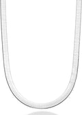 925 Sterling Silver Herringbone Chain Necklace 7mm & 8.5mm X617