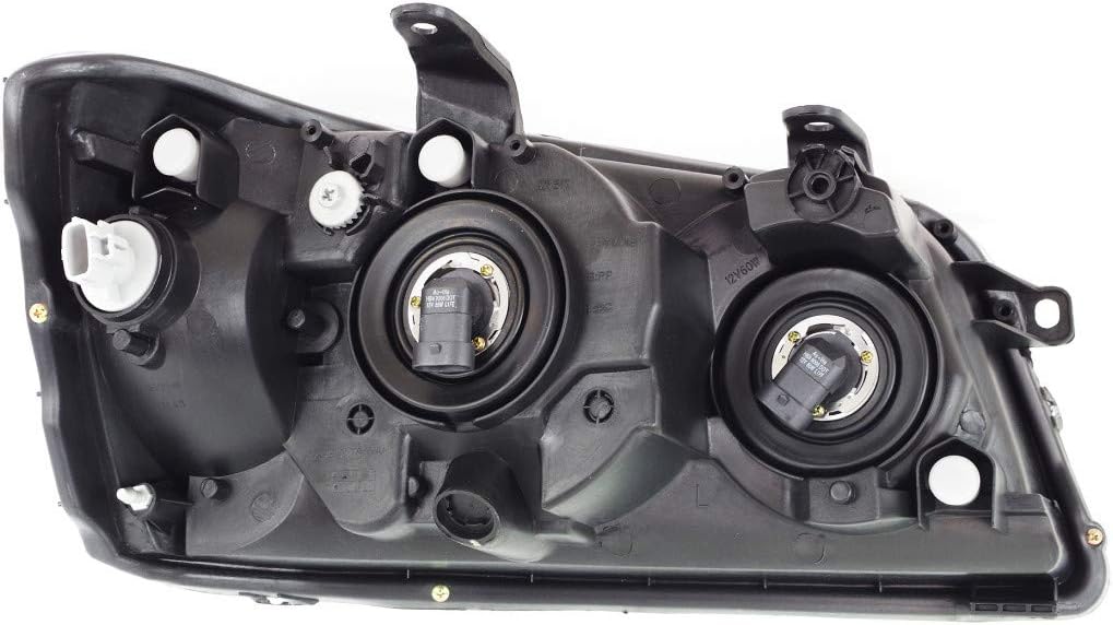 Passenger Side Headlight for 2001-2003 Toyota Highlander, Pack of 2 A465097