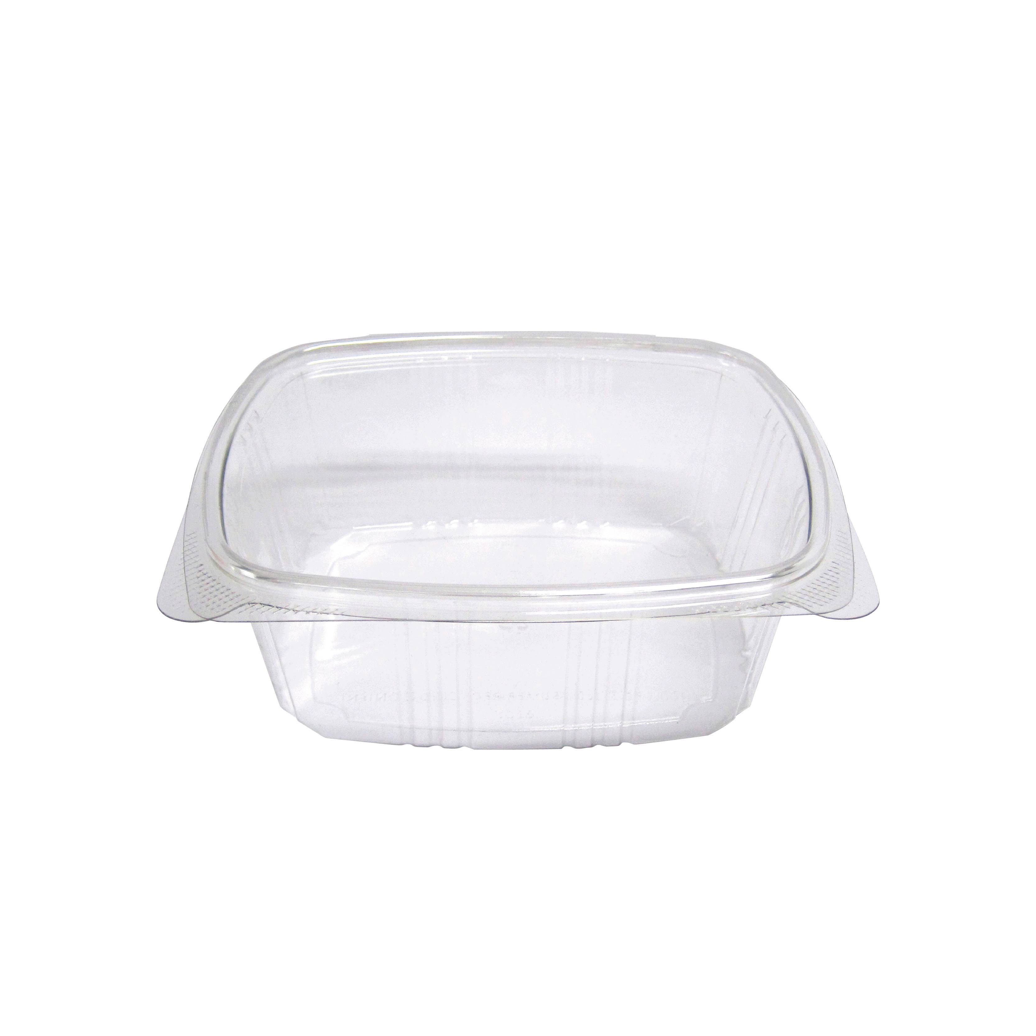 8 oz Clear RPET Plastic Rectangle Food Container X908847
