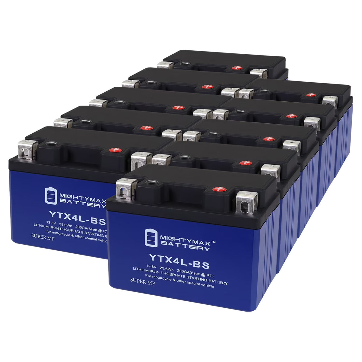 10 Pack Lithium Replacement Battery for Honda Scooters D135432