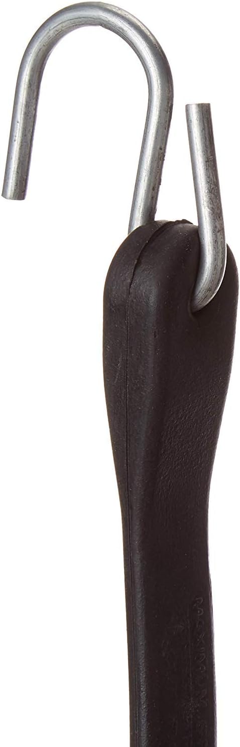 15" Rubber Bungee Cords with Hooks, Pack of 25 Q73145