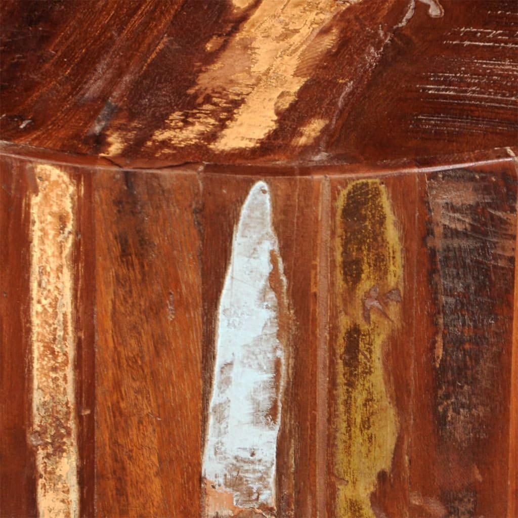 Solid Reclaimed Wood Round Coffee Table H103