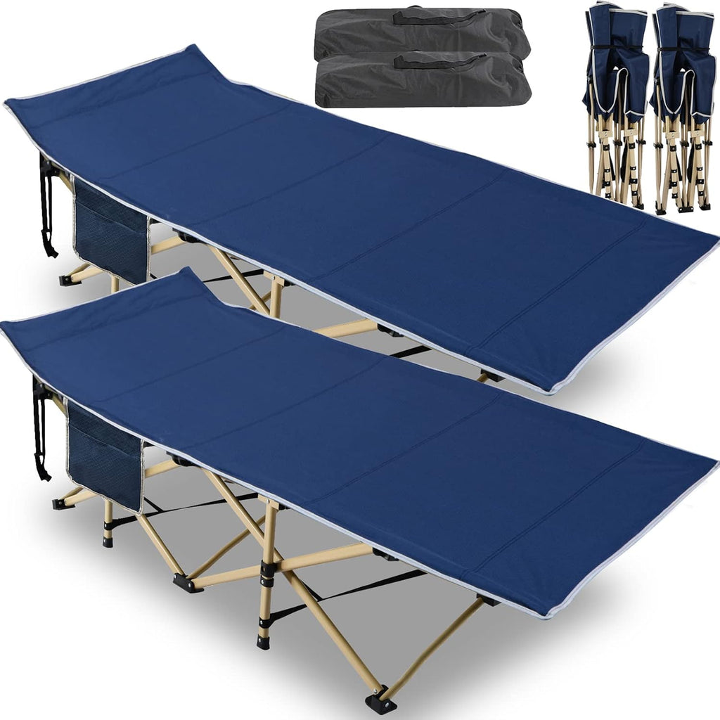 Double Layer 1200D Folding Camping Cots with Carrying Bag N667