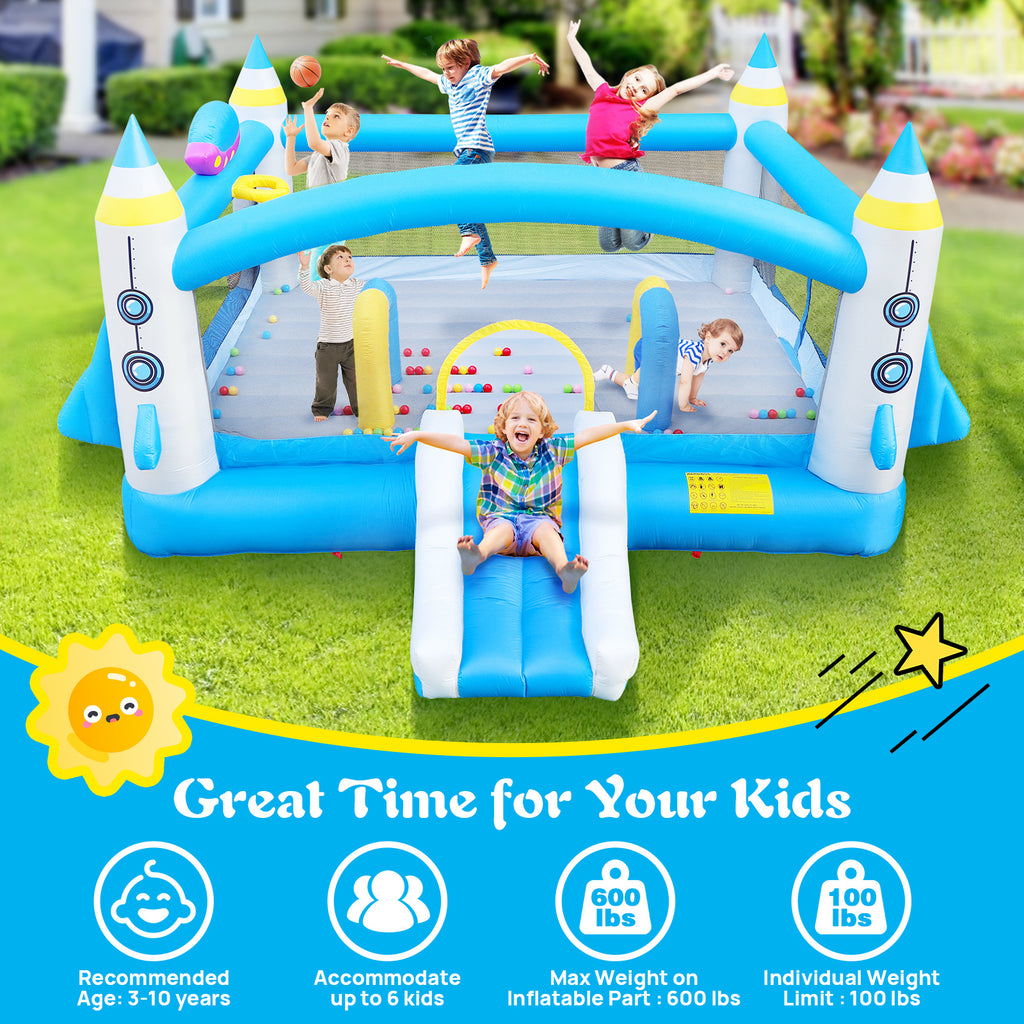 Kids' Jump 'n Slide Inflatable Bouncer W3489