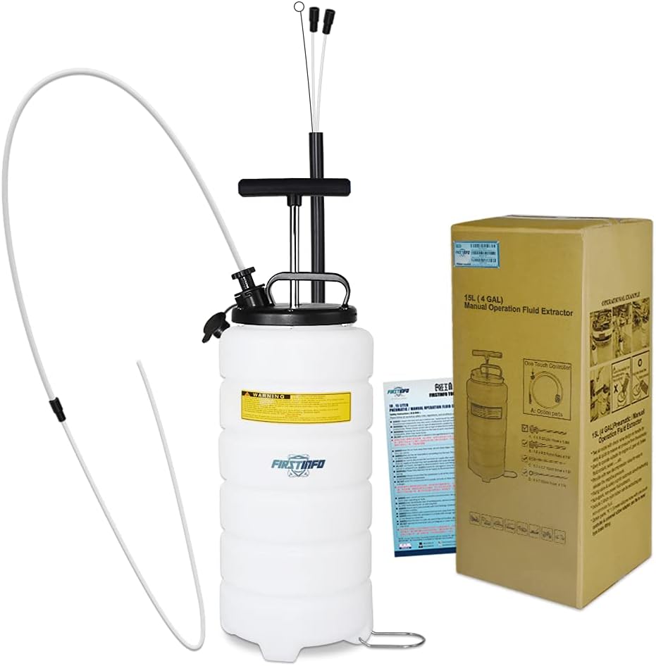 15 Liter Manual Oil Fluid Changer Vacuum Extractor Pump with Hose P70614