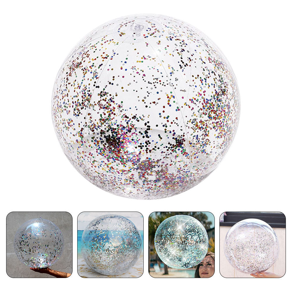 Transparent PVC Inflatable Beach Ball J7760