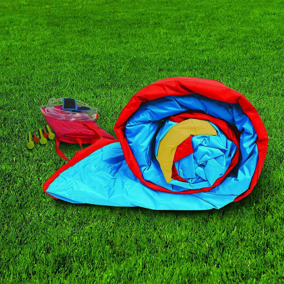 Double Drop 2 Lane Inflatable Water Slide J93407