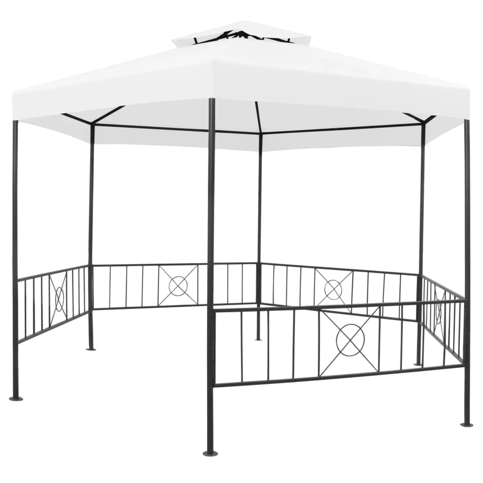 White Steel Frame Party Tent Canopy I395864