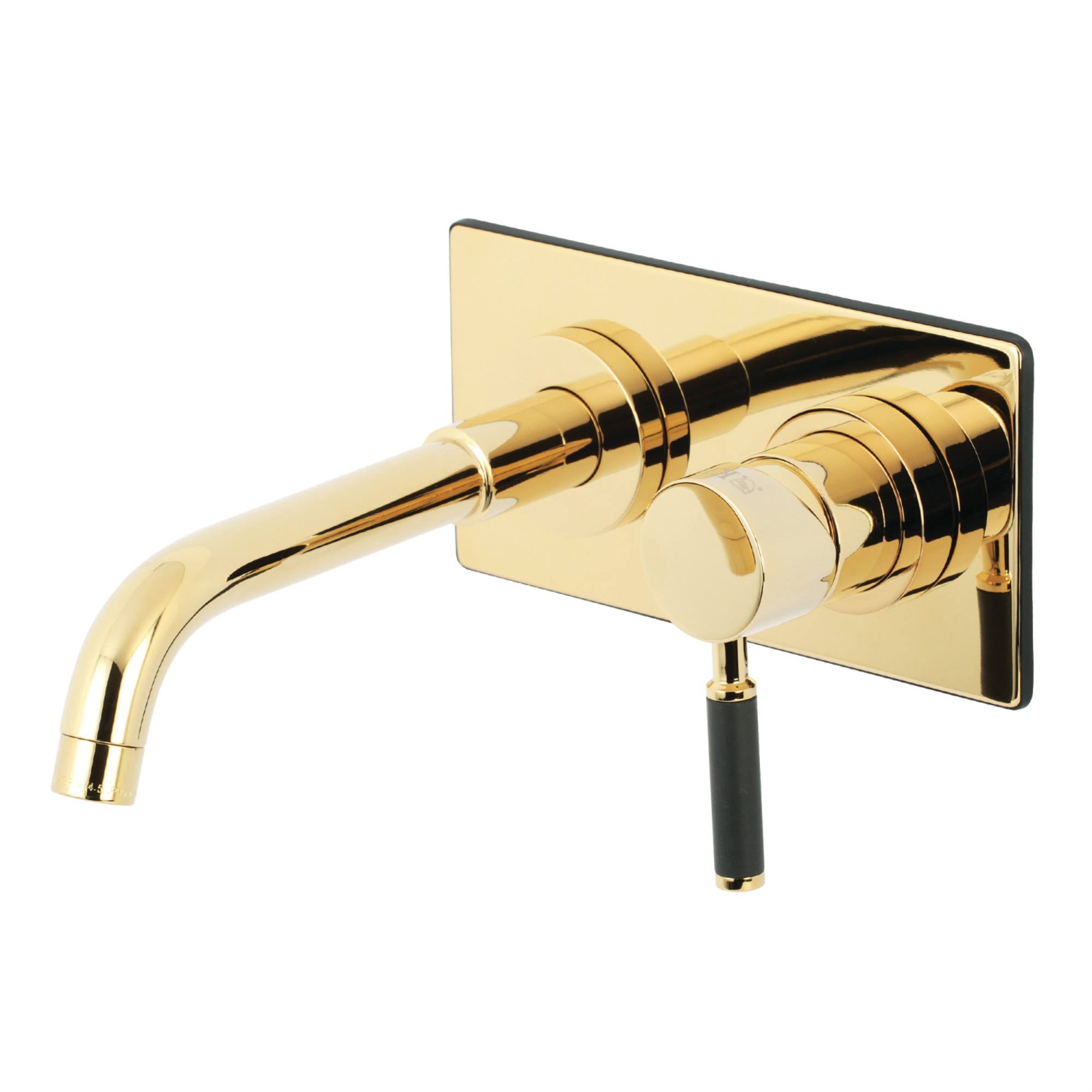 Polished Brass Wall Mount Bathroom Faucet K217