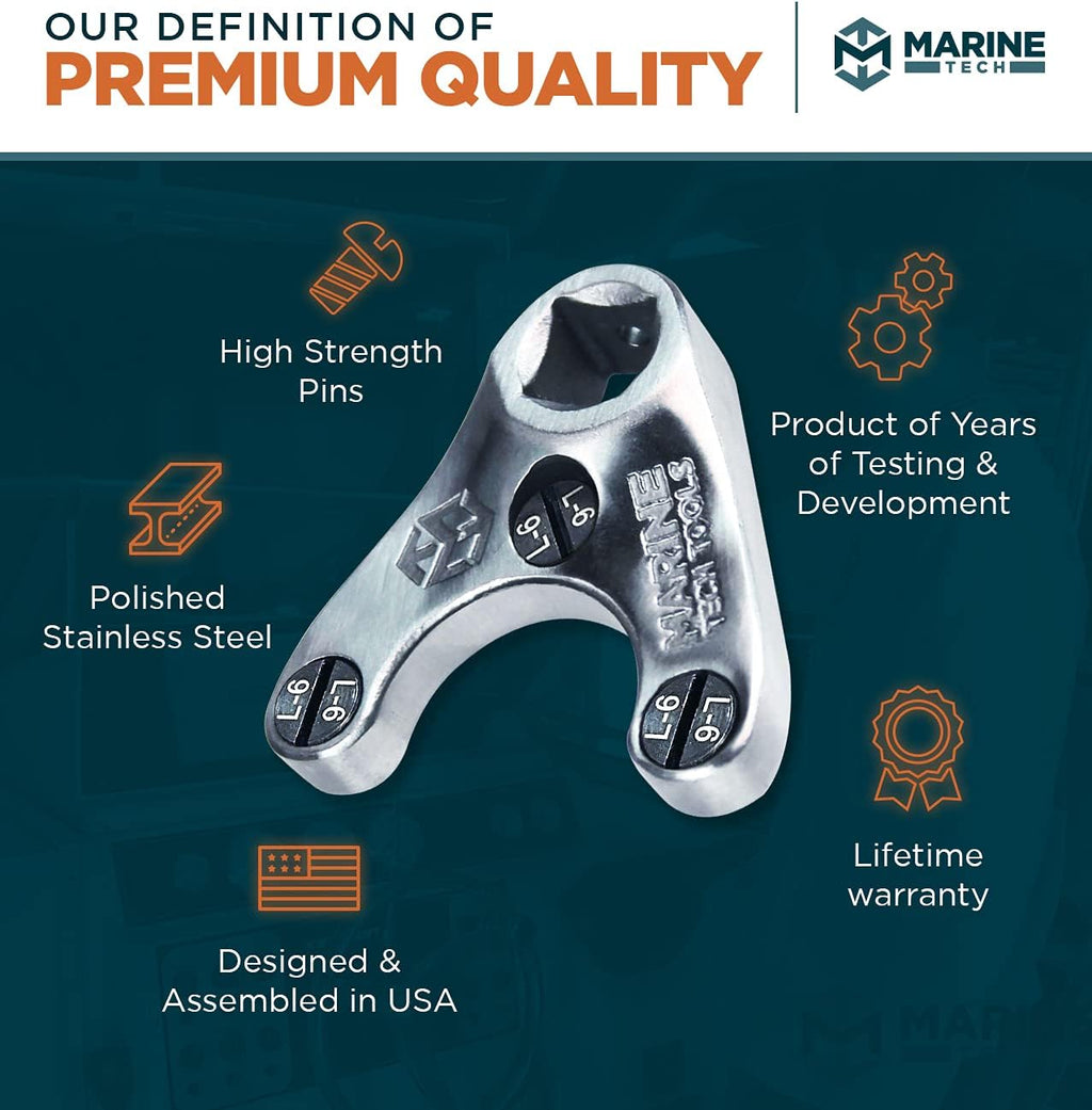 Outboard Pin Wrench with L-6mm pins R443088