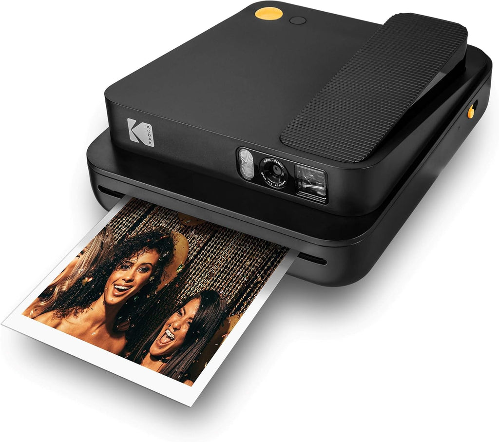 Black Digital Instant Camera for Zink Photo Paper J6039