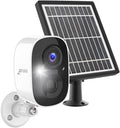 Outdoor Security Camera Wireless with Solar Panel, 1080P HD CCTV Camera, Color Night Vision, IP65 Waterproof S23729