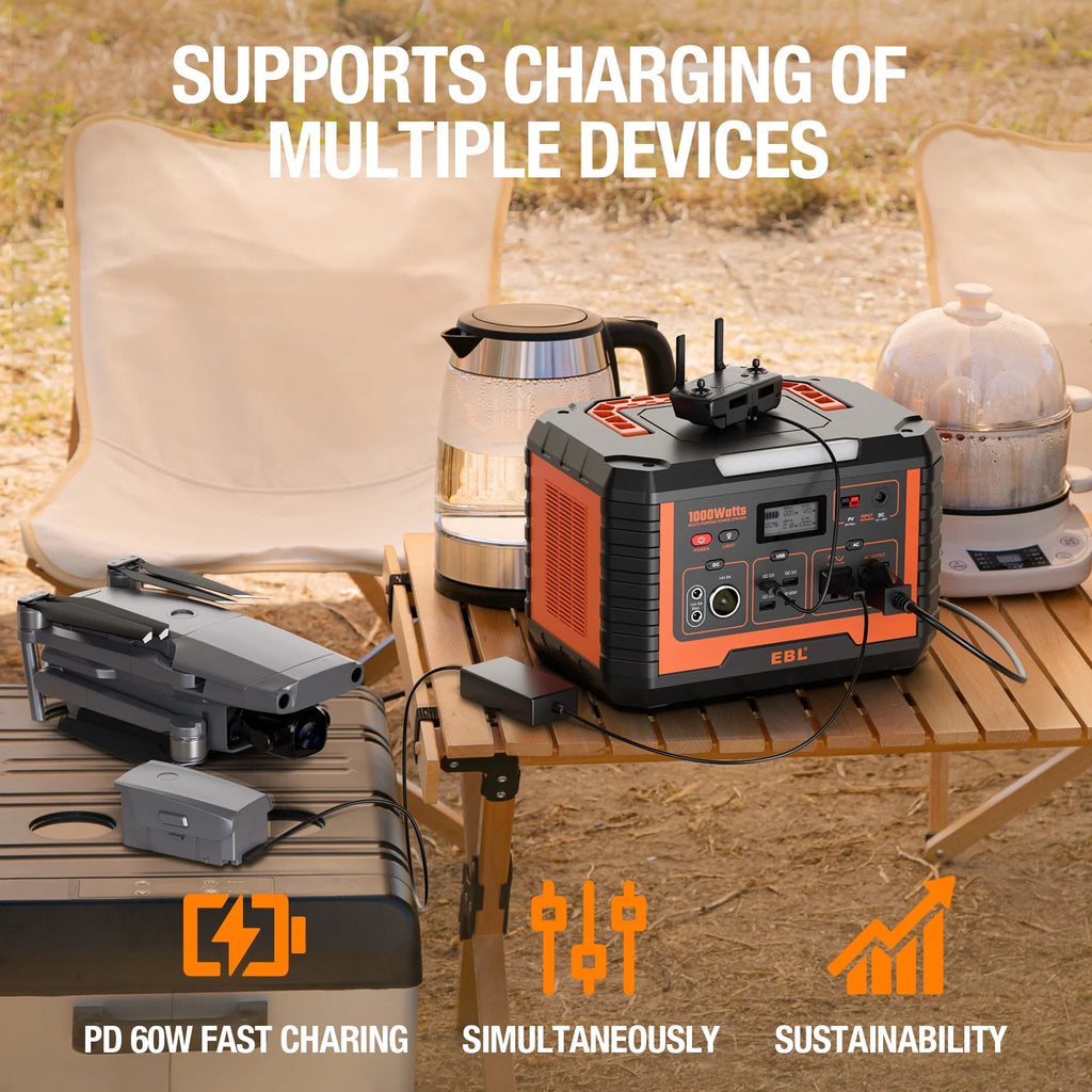 1000W Portable Solar Power Station V864710