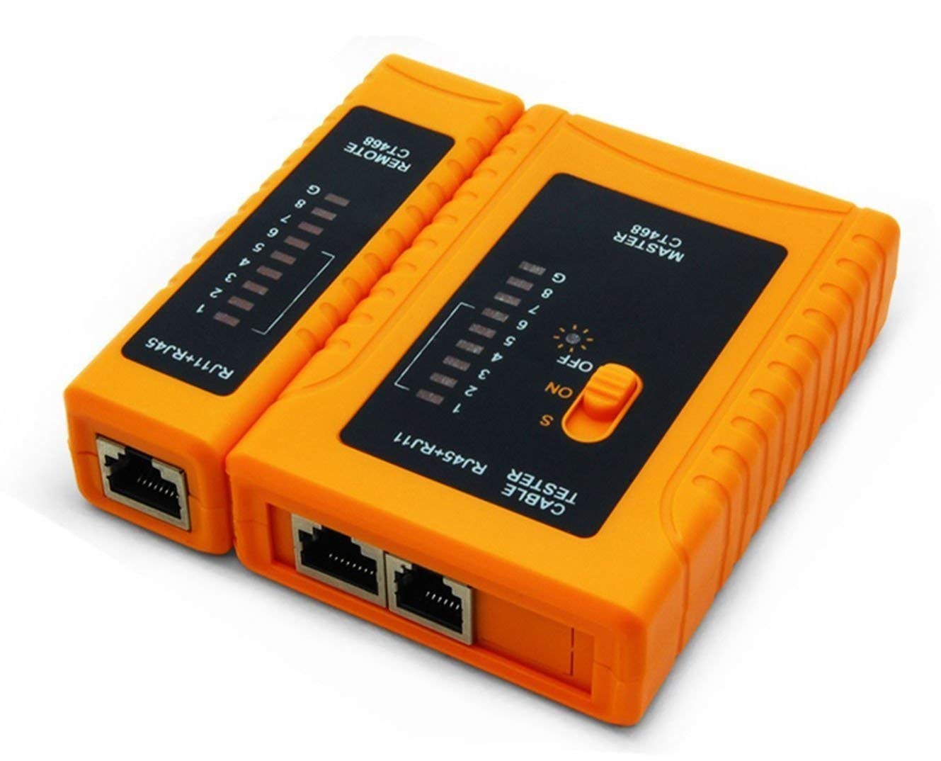 RJ45 Network Cable Tester for Lan Phone RJ45/RJ11/RJ12/CAT5/CAT6/CAT7 UTP Wire D362