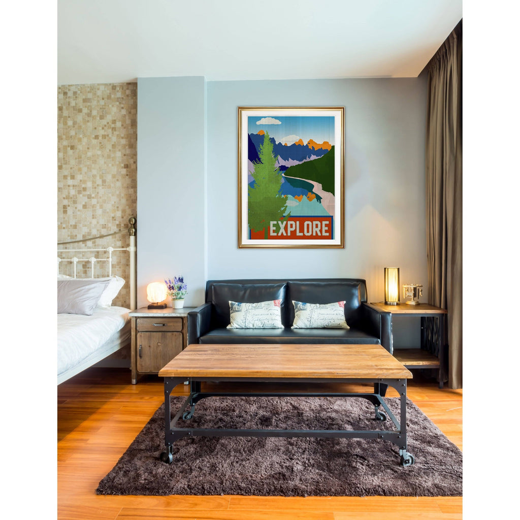 Framed Giclee Print V6463
