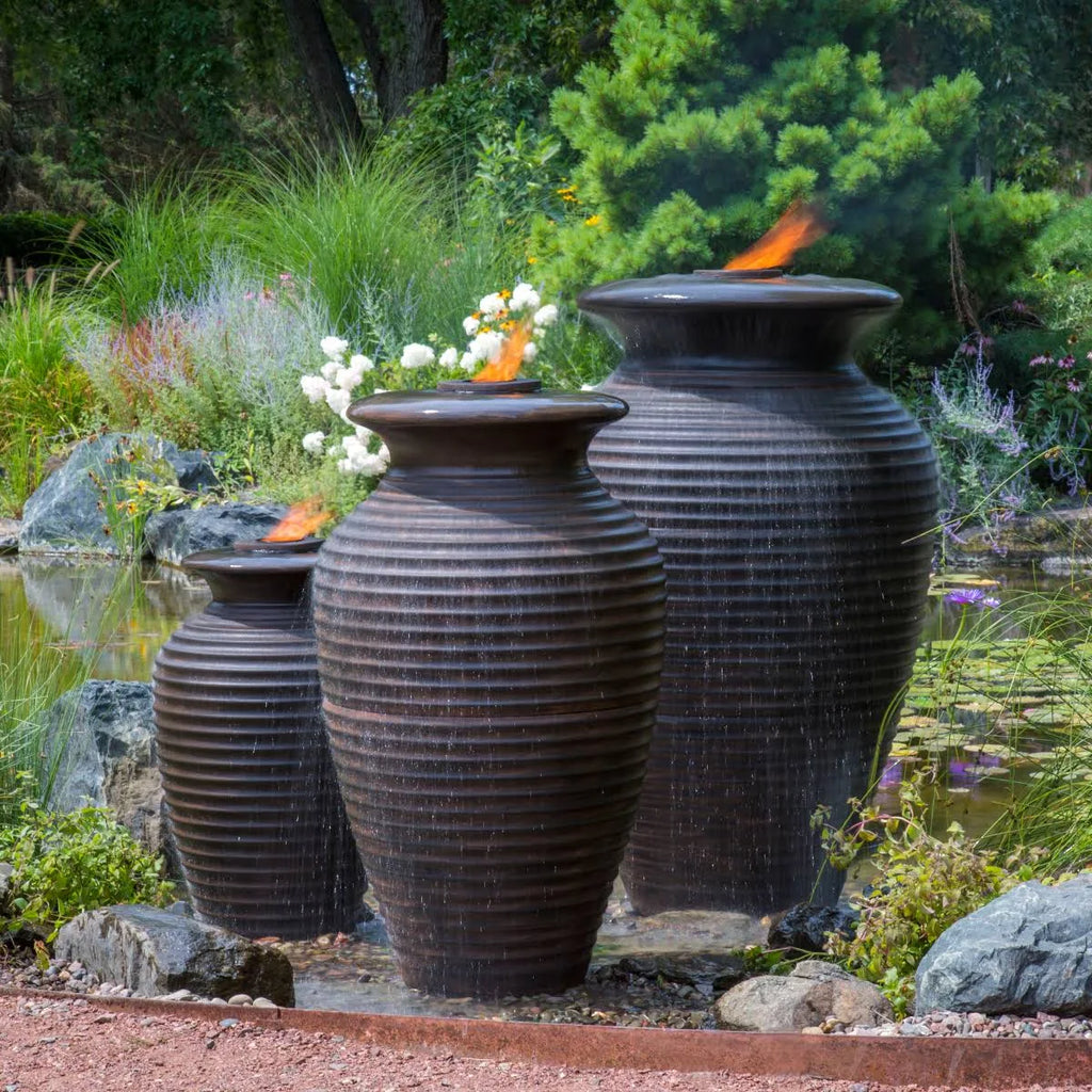 Small Rippled Urn R98624