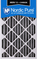20x25x4 MERV 12 Pleated Carbon Air Filters 6 Pack S9649