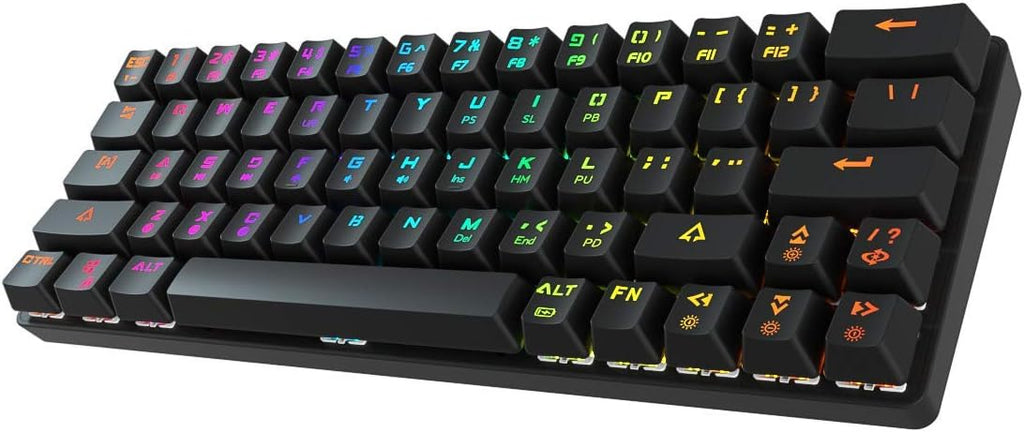 60% Wired Wireless RGB Bluetooth Mechanical Keyboard L702