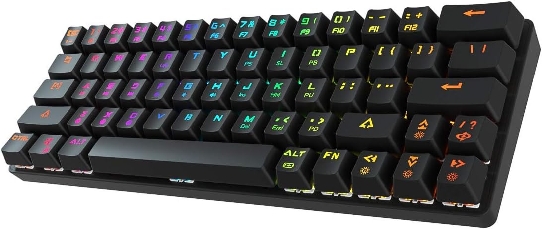 60% Wired Wireless RGB Bluetooth Mechanical Keyboard L702