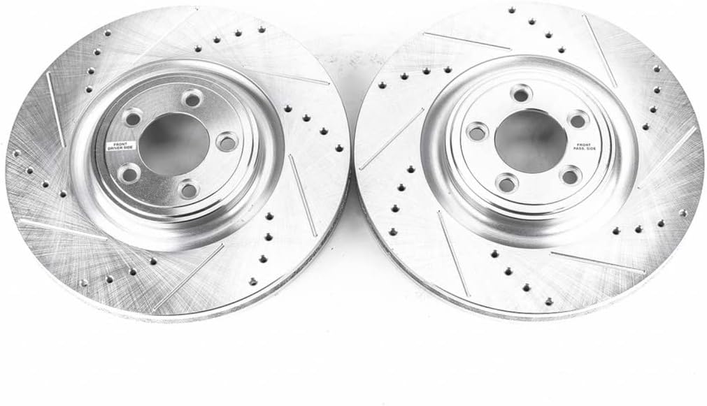 Front Evolution Drilled & Slotted Brake Rotor M446198